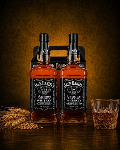 Jack Daniels 6(2x1L) Twinpack