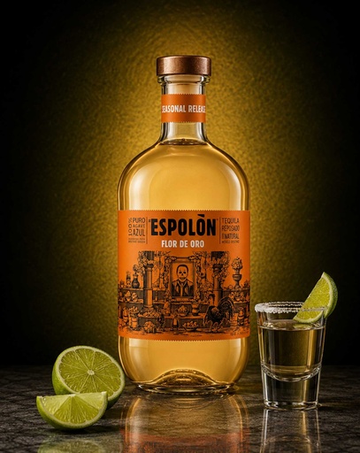 Espolon Reposado Flor de Oro